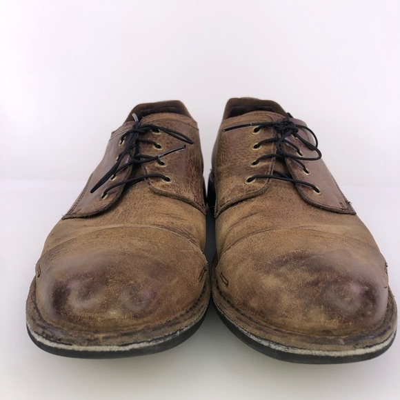Cole Haan Brown Leather Cap Toe Oxford Dress Shoes Size 10 - Picture 4 of 9